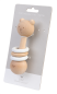Preview: Rassel Bär aus Holz 12 cm